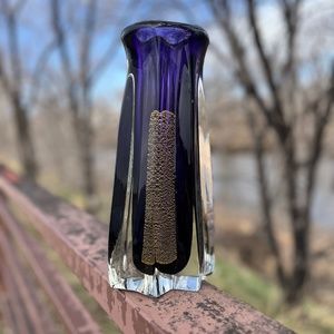 Vintage murano glass vase